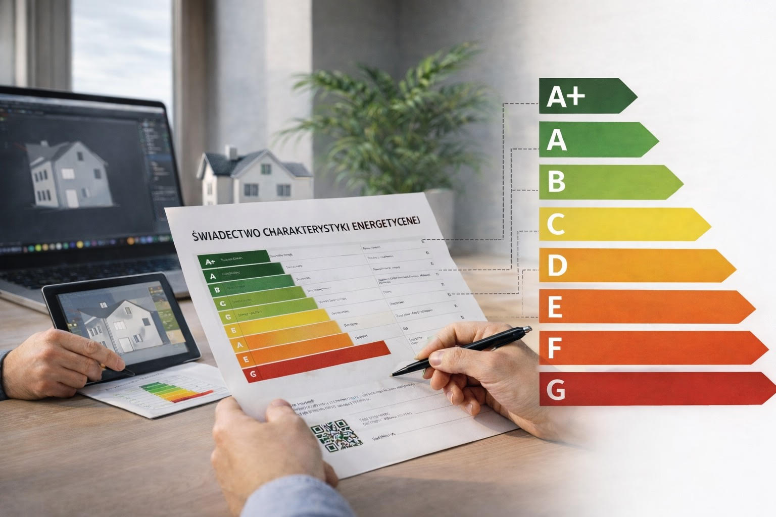 Świadectwo charakterystyki energetycznej domu jednorodzinnego w Kaliszu – klasa energetyczna C